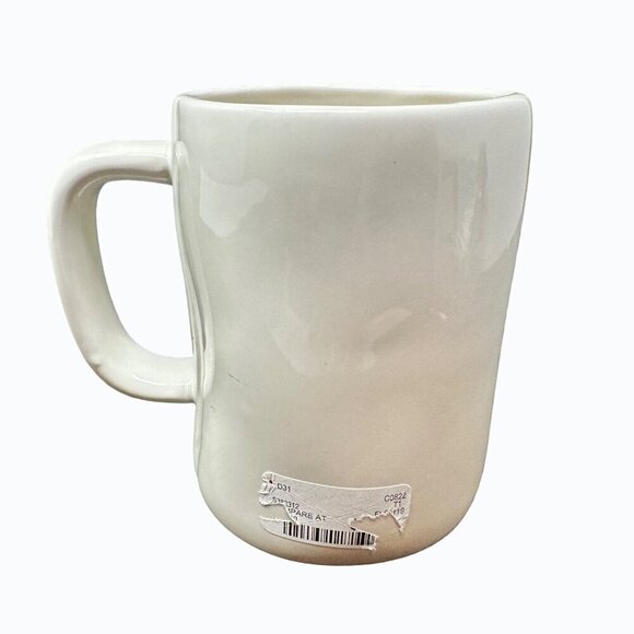 Rae Dunn TEA Mug Ceramic READ Large Coffee Cup Magenta LL Farmhouse Gift White - Picture 5 of 8